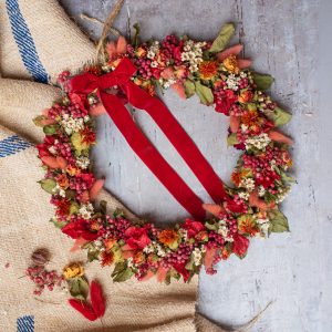 Workshop ghirlande di fiori secchi
